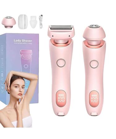 Skineo Shaver Pro Beauty Bloom Skineo Shaver Pro Dusk Razor For Women Bikini Legs Underarm Public Hairs Rechargeable Trimmer With Detachable Head Cordless Wet Dry Use (Pink)