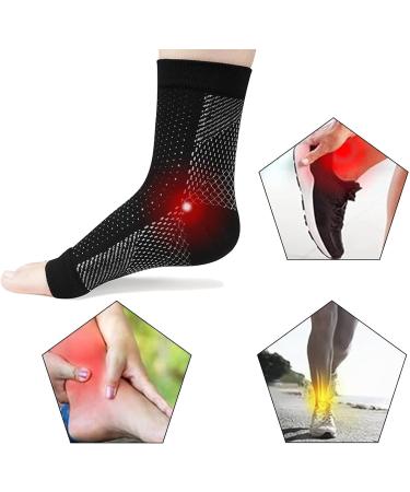3 Pairs Plantar Fasciitis Compression Socks for Men & Women - Ultimate Ankle Support & Heel Spur Relief - Buy Online on GoSupps.com