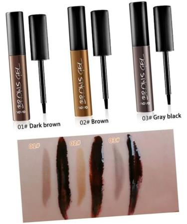 DOITOOL Valid Eyebrow Gel Eyebrow Tint Eye Brow Gel Eyebrow Makeup Pen Eyebrows Eyebrow Powder Quick Eyebrow 1 count (Pack of 1) Dark Grey - Buy Online on GoSupps.com
