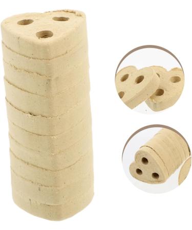 Fomiyes 10-Pack Moxibustion Cake Tools - Perfect Gifts for Friends & Women | Mini Khaki 3x2.8cm | International Shipping Available - Buy Online on GoSupps.com