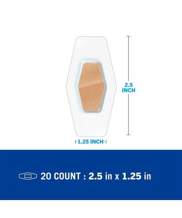 Nexcare Waterproof Clear Bandages - 20 Count, One Size - Buy Online on GoSupps.com