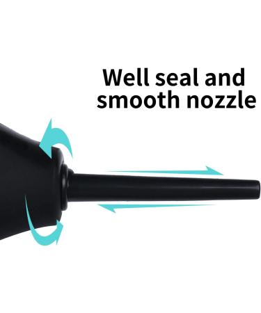 Abyclean Rectal Enema Bulb 220ML - BPA-Free Anal Douche for Men and Women with 3 Nozzles - Buy Online on GoSupps.com