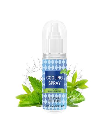 G n rique Refreshing Mist | Refreshing Face Mist 50ml | Icy Liquid Moisturizing Mist with UV Protection for Instant Cooling During Hot Weather Activities such as Sports