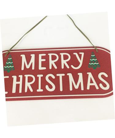 ORFOFE Emblems Ornament Christmas Signs Iron Christmas Door Signs Decorations Decorative Items Window - Buy Online on GoSupps.com