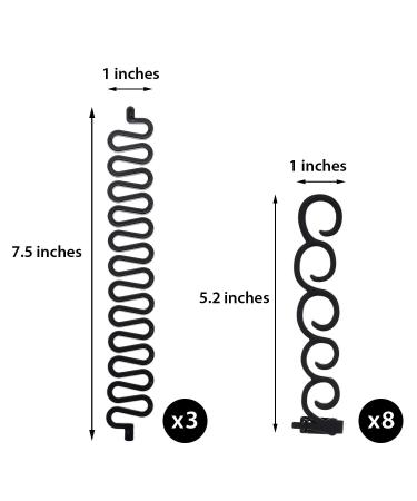 14 Pc Hair Braiding Tool Kit for Girls & Women - Ponytail Twist, French & Fishbone Braid Styling Accessories with Mini Rubber Bands - DIY Hairstyle Favors - Buy Online on GoSupps.com