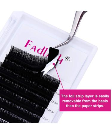 0.25mm D Curl Silk Eyelashes - Individual 8-14mm Mix | Premium Quality for Stunning Lashes - Buy Online on GoSupps.com