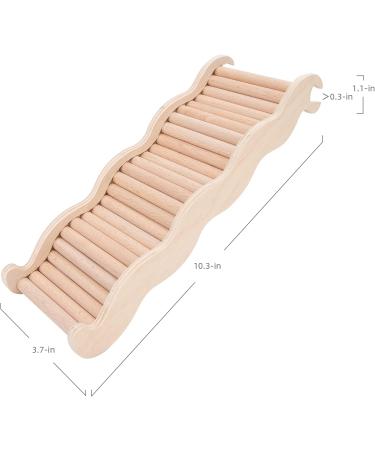 Niteangel Wooden Ladder Bridge for Hamsters & Small Animals - Climbing Toy for Gerbils Mice & More - Buy Online on GoSupps.com