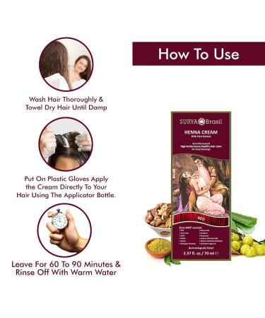 Surya Brasil Henna Cream Red - 2.37 fl oz - Buy Online on GoSupps.com