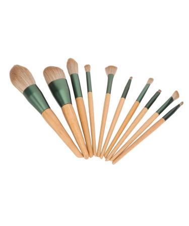 Eye Shadow Brushes Synthetic Wooden Handle Portable Travel Essential Makeup Brushes Set for Beginners