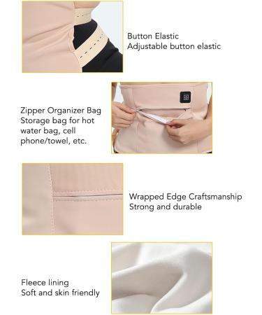 Reusable Leak-Proof Castor Oil Packing Wrap Set - 4 Heat-Proof Cotton Flannel Pads for Waist Neck & Legs - Buy Online on GoSupps.com