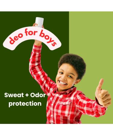 Fresh Kids Deodorant for Boys 8+ Non-Toxic & Aluminum-Free | High-Performance Natural Stick - Prevent Armpit Odor - Tween & Teen Variety 3 Pack - Buy Online on GoSupps.com