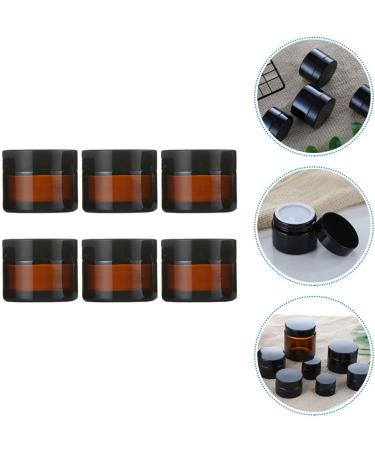 Beavorty 6 Sets cream bottle eye cream bottle jar with lid container with lid shot glass with lid refillable cream pot facial cream Refillable Cream Jar Multipurpose Sub Container filling - Buy Online on GoSupps.com