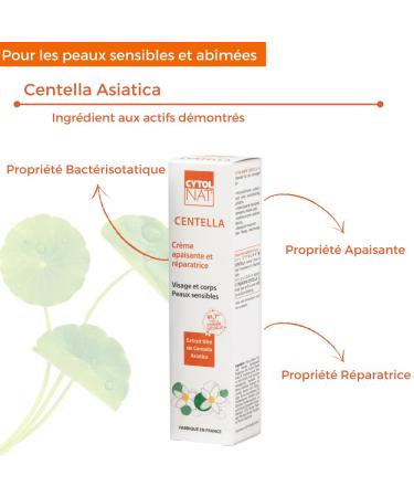 Cytol-Nat Centella Cream - Soothing Skin Relief & Hydration | International Shipping Available - Buy Online on GoSupps.com