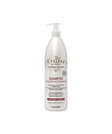 Il Salone Milano Professional Magnificent Shampoo for Color Treated Hair - Color Care Shampoo for Deep Cleansing - Protects and Prolongs Hair Color - Salon Premium Quality (33.8 Fl. Oz / 1000 ml)