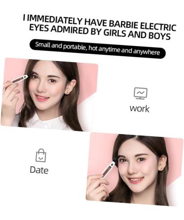 Beatifufu 1 Set Eyelash Curler Heated Eyelash Brush Wisking Tool Electric Eyelash Curling Combs Eyelash Curling Clip Specialty Tools Electronic Tools Abs Portable Makeup Tools White - Buy Online on GoSupps.com