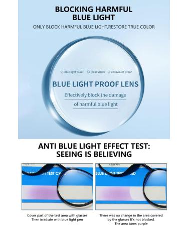 Vevesmundo Anti Blue Light Reading Glasses - Modern Horn Design Brown 1.5x Visual Aid for Men Blue Light Filter 1 Piece - Buy Online on GoSupps.com