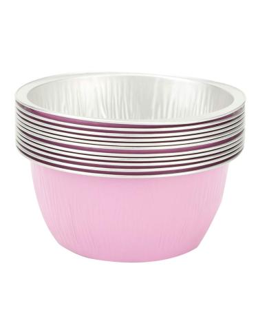 Melting wax bowl 10 pieces/pack hair removal Tool container Golden aluminum film bowl wax bean melting wax bowl for at home or beauty salon
