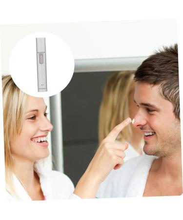Ipetboom Nose Hair Trimmer for Men - Ear & Nose Hair Shaver Men's Face & Beard Grooming Home Use Efficient Hair Remover - White - Buy Online on GoSupps.com