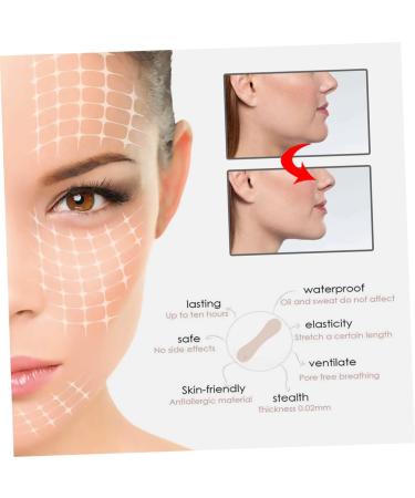 Healeved 80pcs V-type Lift Face Pasters Tape Skin Tightening Tapes Skin Lift Tape Face Chin Lift Tapes Face Wrinkle Lift Tape Face Tape Lifting Invisible Facial Lifting Tapes 4.00X0.90X0.10CM Transparent - Buy Online on GoSupps.com