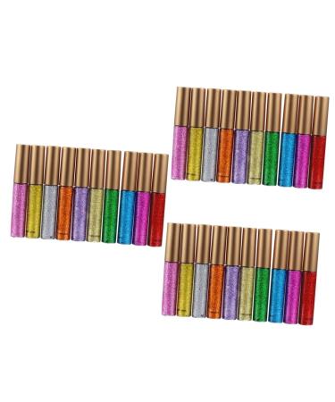 FOMIYES 30 Pcs Eyeliner Pencil Liquid Eyeliner Glitter Eyeliner Eye Shadow Liquid Eyeshadow Nightclub