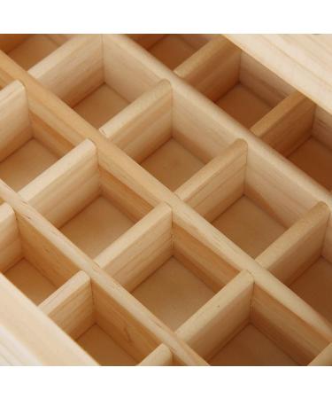 Wakects 90 Slots Essential Oils Storage Box - Wooden Aromatherapy Organizer for Travel & Storage - 3 Level Design for Fragrance Oils - Buy Online on GoSupps.com