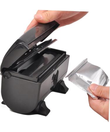 3 Pcs Tin Foil Nail Polish Remover Dispenser Foil Nail Beauty Hairdressing Supplies Barbershop Fold Automatic Equipment Abs Environmental Protection Material Blackx3pcs 17x9cmx3pcs - Buy Online on GoSupps.com