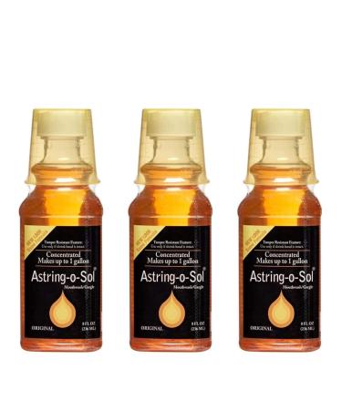 Astring-O-Sol Concentrated Mouthwash/Gargle Original 8 oz (Pack of 3)