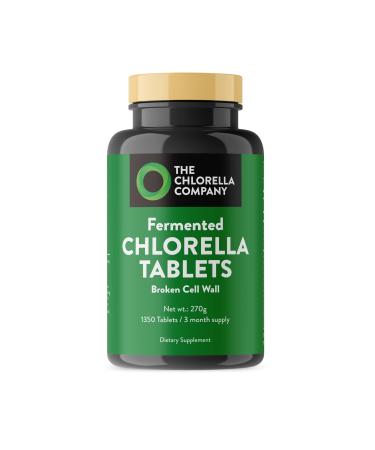The Chlorella Company | Fermented Chlorella Tablets | Broken Cell Wall | 3 Month Supply | Gluten-Free | Vegan | Non-GMO