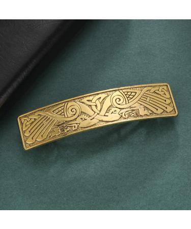 DreamTimes Flying Cranes Metal Hair Clip | Viking Celtic Knot Design | Stylish Hair Accessories Gift for Women - Buy Online on GoSupps.com