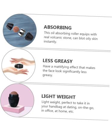 Beavorty Face Cleaning Roller 2pcs Roller Facial Face Massager Roller Facial Roller Facial Massager Tool Volcanic Face 5X2.9X2.9CMx2pcs Whitex2pcs - Buy Online on GoSupps.com