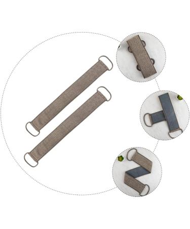 Healvian 2pcs Natural Body Exfoliator Scrubbing Sponge Set for Shower and Bath - Dead Skin Removal, Relaxing Massage, and Deep Cleaning - Buy Online on GoSupps.com