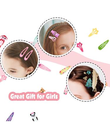 130 Pcs Cartoon Hair Clips for Girls - Colorful Metal Clips for Everyday & Holiday Celebrations | Vcostore - Buy Online on GoSupps.com