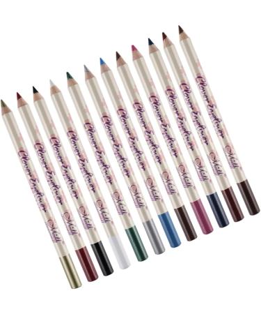SOESFOUFU 24 Pcs Eye Shadow Pen Eyeliner Pencil Colours Eyeliner Pencil Dark Brown Eyeliner Pencil Grey - Buy Online on GoSupps.com