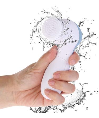 PIXNOR P2016 Facial Brush 7 in 1 Massager with 7 Brush Heads - Light Blue - Buy Online on GoSupps.com