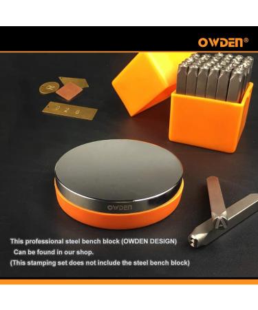 OWDEN Professional 36Pcs Steel Metal Stamping Tool Set - 1/8 3mm Steel Number and Letter Punch Set - Alloy Steel Made HRC 58-62 - Ideal for Jewelry Craft Stamping - Buy Online on GoSupps.com