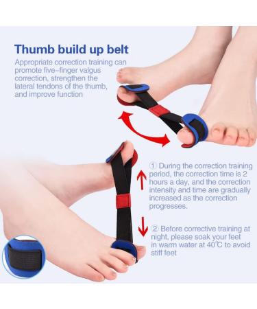 MEETCARE Bunion Corrector 8pcs Set for Women and Men - Orthopedic Splint for Big Toe Pain Relief and Toe Straightening - Buy Online on GoSupps.com