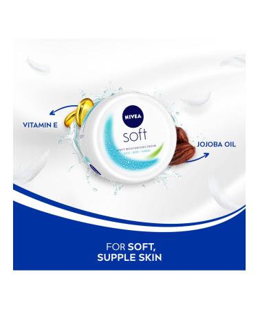 NIVEA Cream 500 ml - Soft Light Moisturiser with Vitamin E | Buy Internationally | Hydrating Skin Care - Buy Online on GoSupps.com