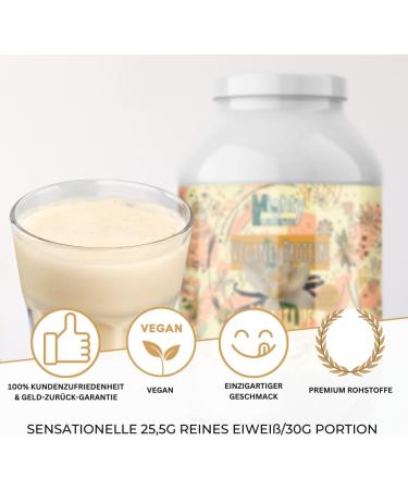 Mighty Elements Vegan Protein Vanilla 1kg 85% Plant-Based Protein Gluten-Free Lactose-Free Protein Powder for Muscle Building & Shakes - Buy Online on GoSupps.com