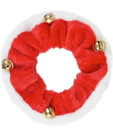 3 PCS - Cat Santa Hat with Jingle Bells Collar & Bow Tie Christmas Costume Set - Adjustable Xmas Outfit for Pets - Buy Online on GoSupps.com