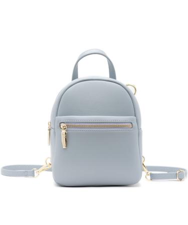 Mini Backpack Purse for Girls Teenager Cute Leather Backpack Women Small Shoulder Bag Handbags Blue