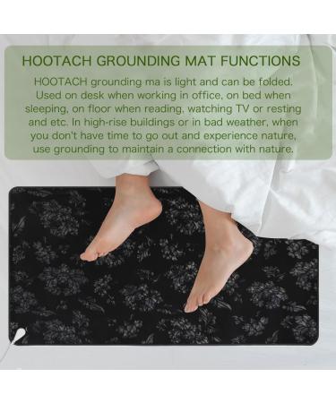 Shop Hootach Ground Mat for Bed - Improved Grounding Mat with Pattern & Test Pencil (61x89.9cm) - Perfect for Sleep & Wellness - Buy Online on GoSupps.com