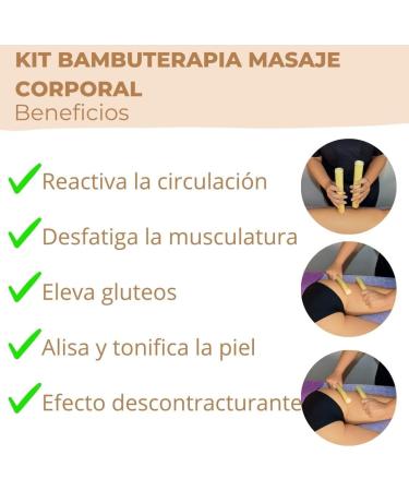 Bambut Therapy Set - 6-Part Body & Face Massage Kit | Ideal for Molotherapy | Aesthetic Maderotherapy from Spain - Buy Online on GoSupps.com