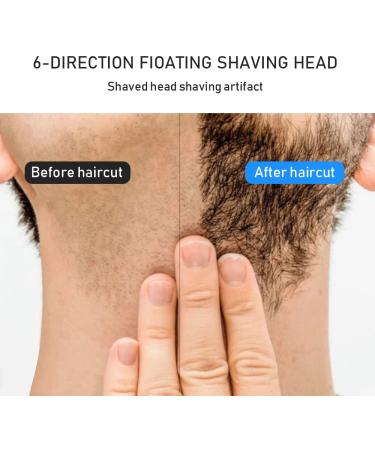4-in-1 Bald Head Shaver for Men - Wet/Dry Electric Razor, Beard Trimmer Grooming Kit - USB Rechargeable Cordless Shaver with LED Display - Silver - Buy Online on GoSupps.com
