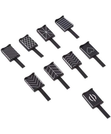 9Pcs/Set Cat Eye Magnetic LED Gel Nail Art Tools - Soak Off Portable UV Gel Magnet Stick - Buy Online on GoSupps.com