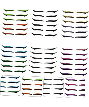 Angoily 6pcs Eyeliner Stickers Self- Cosmetics Korean Eyelid Tape Double Eyelid Tapes Flash Beauty Products 9x9cm Assorted Color - Buy Online on GoSupps.com