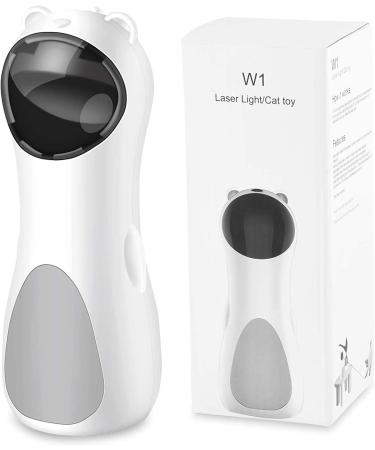 Cat Laser Toy Automatic Interactive Laser Cat Toys Rotating Catch Training Placing High 5 Random Pattern Automatic On/Off and Silent 3 Speed Modes USB Charging Cable/Battery Powered - Buy Online on GoSupps.com