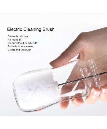 Electric Bottle Brush Set Electric Bottle Cleaner Brush 400 Rpm/Min Portable Waterproof Multi-Purpose for Milk Bottles for Bottle Mouths And Straws - Buy Online on GoSupps.com