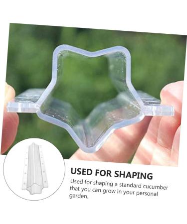 BCOATH Plastic Hearts 3pcs Vegetable Shaping Mold Pizza Accessories Cucumber Shaping Molds Vegetable Mold Shaped Flowerpot Transparent 20x5.5cm - Buy Online on GoSupps.com