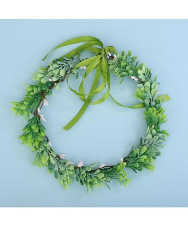 Shop Wiwpar Boho Green Leaf Floral Headband | Wedding & Holiday Hair Accessories for Women & Girls - Buy Online on GoSupps.com