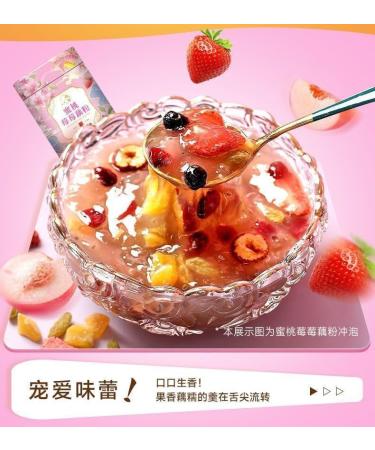 Sweet Scented rose fruit Lotus Root Starch Soup 380g/can Instant Chia qiyazi nut Tremella Congee Ready-to-Eat Breakfast Porridge Healthy Nutritious Oatmeal Chinese morning cereal (Osmanthus Nut 2can) Osmanthus Nut 2can - Buy Online on GoSupps.com